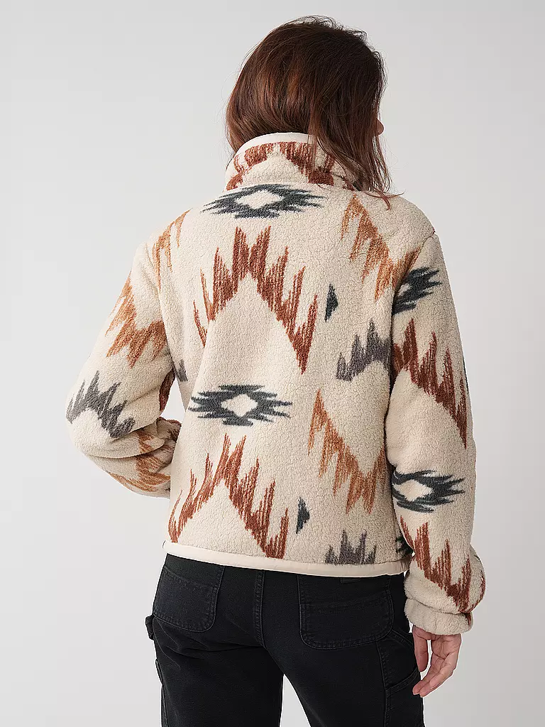 RAGWEAR | Fleecejacke NORDICKA AZTEC | creme