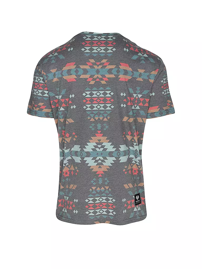 RAGWEAR | T-Shirt SWANNIS AZTECO | blau