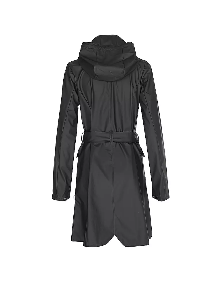 RAINS | Regenjacke CURVE W JACKET  | schwarz