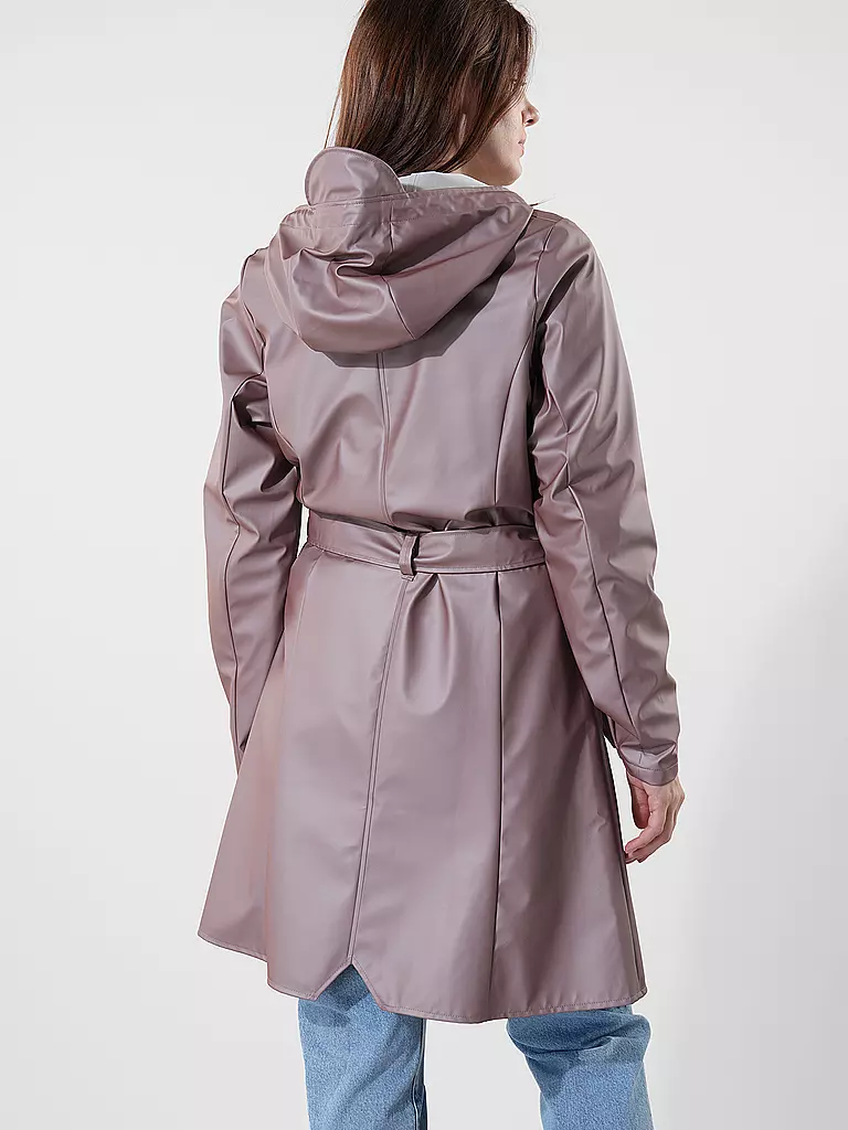 RAINS | Regenjacke CURVE W JACKET  | silber