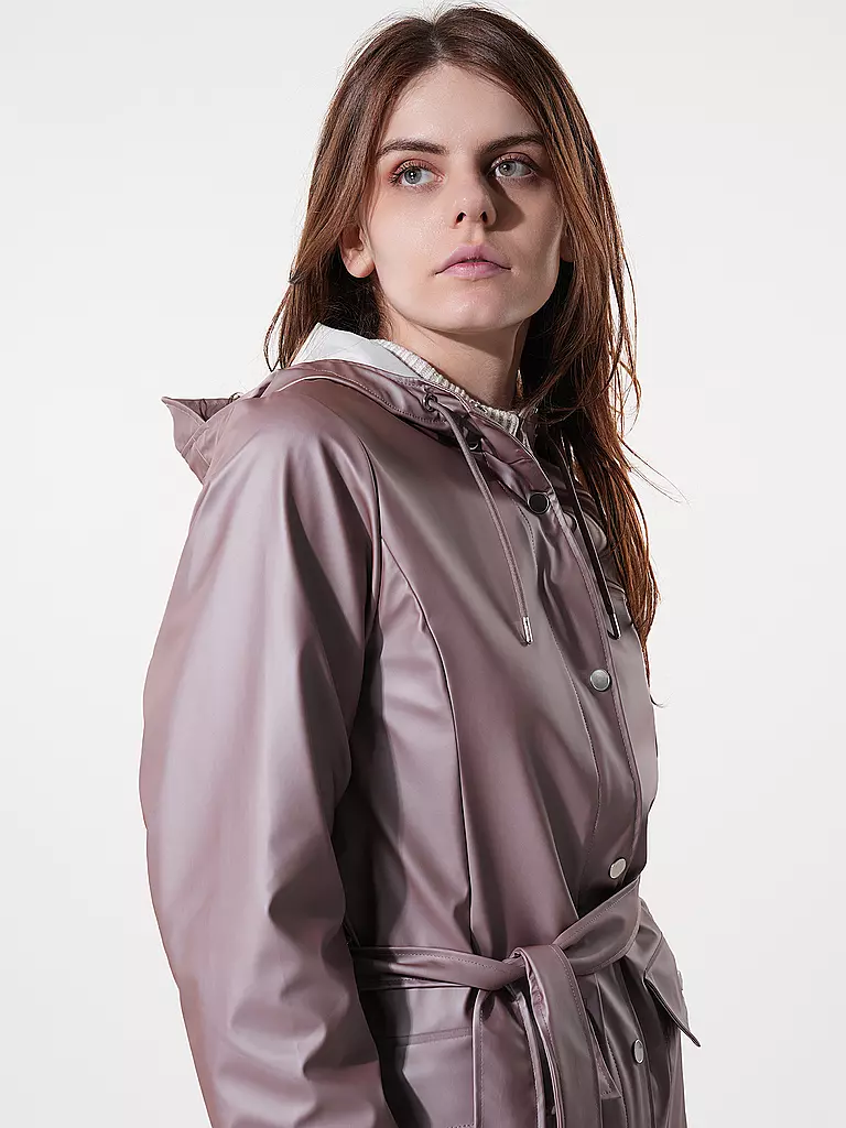 RAINS | Regenjacke CURVE W JACKET  | silber