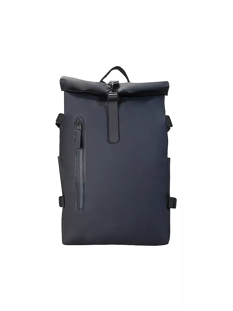 RAINS | Rucksack Rolltop Large  | blau