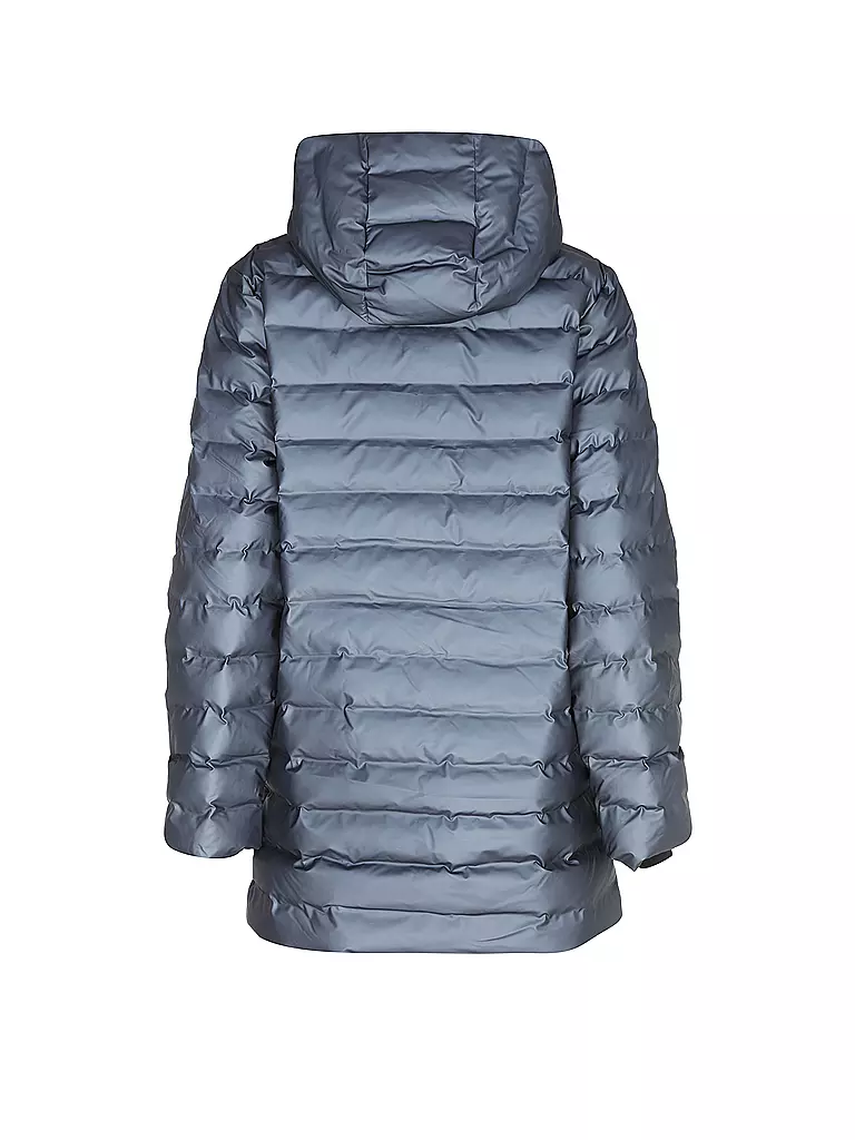 RAINS | Steppjacke LOHJA LONG PUFFER JACKET  | grau