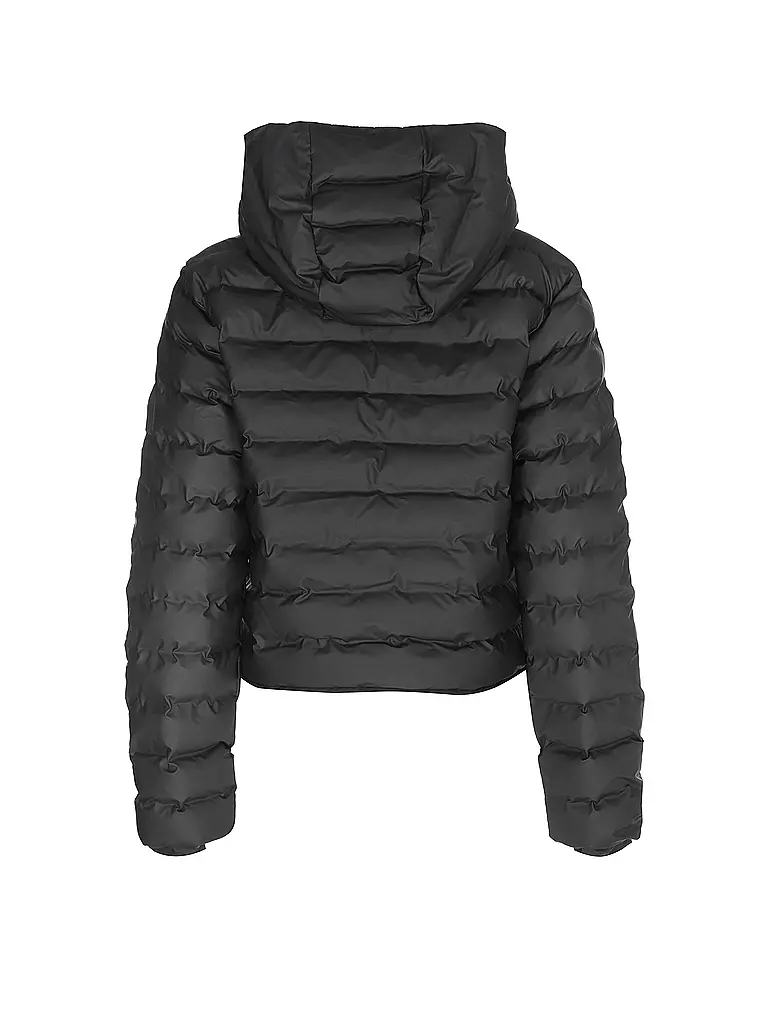 RAINS | Steppjacke LOHJA SHORT PUFFER JACKET | schwarz