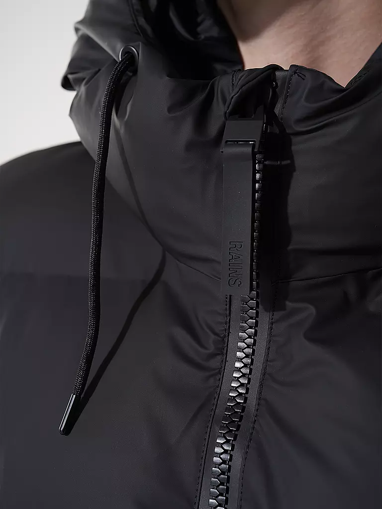 RAINS | Steppmantel ALTA LONGER PUFFER JACKET | schwarz