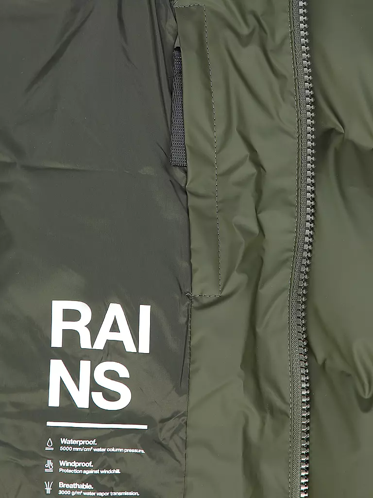 RAINS | Steppmantel ALTA LONGER PUFFER JACKET | dunkelblau