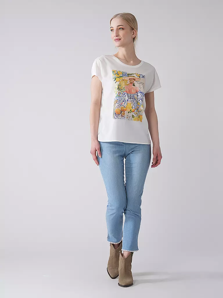 RAPHAELA BY BRAX | Jeans 7/8 DEKO  | hellblau