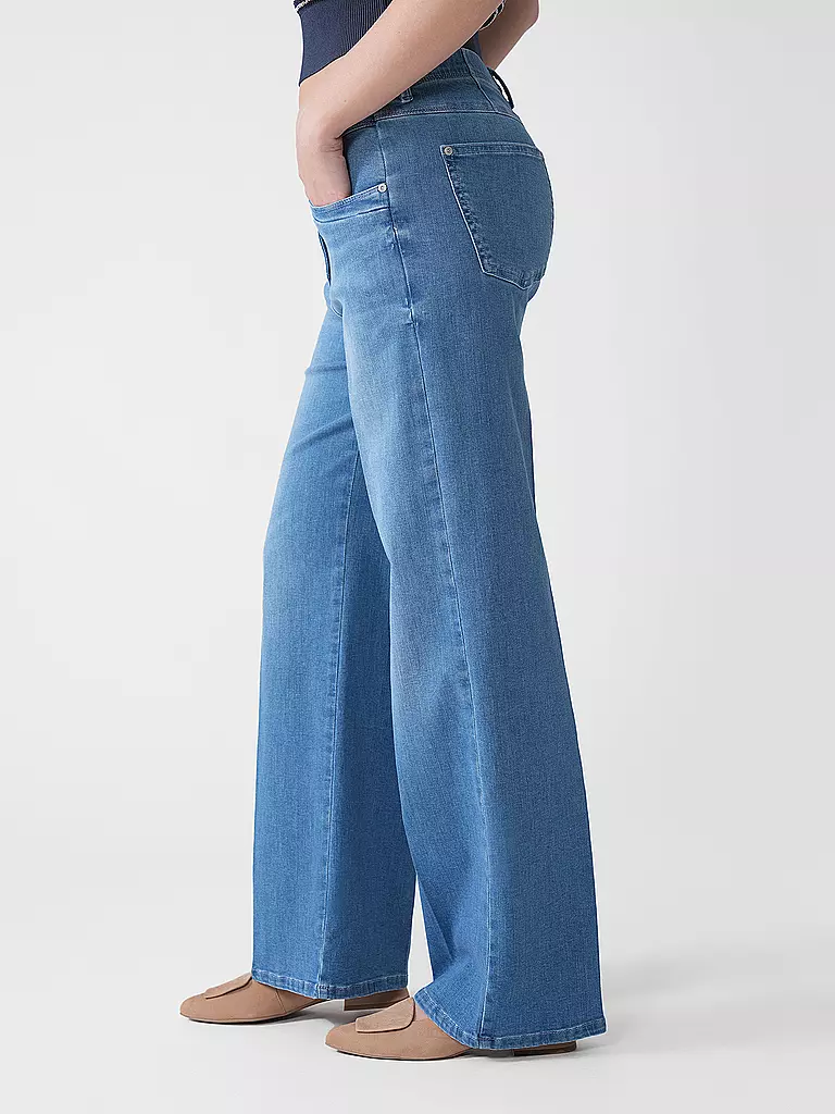 RAPHAELA BY BRAX | Jeans Wide Leg LAURA | hellblau