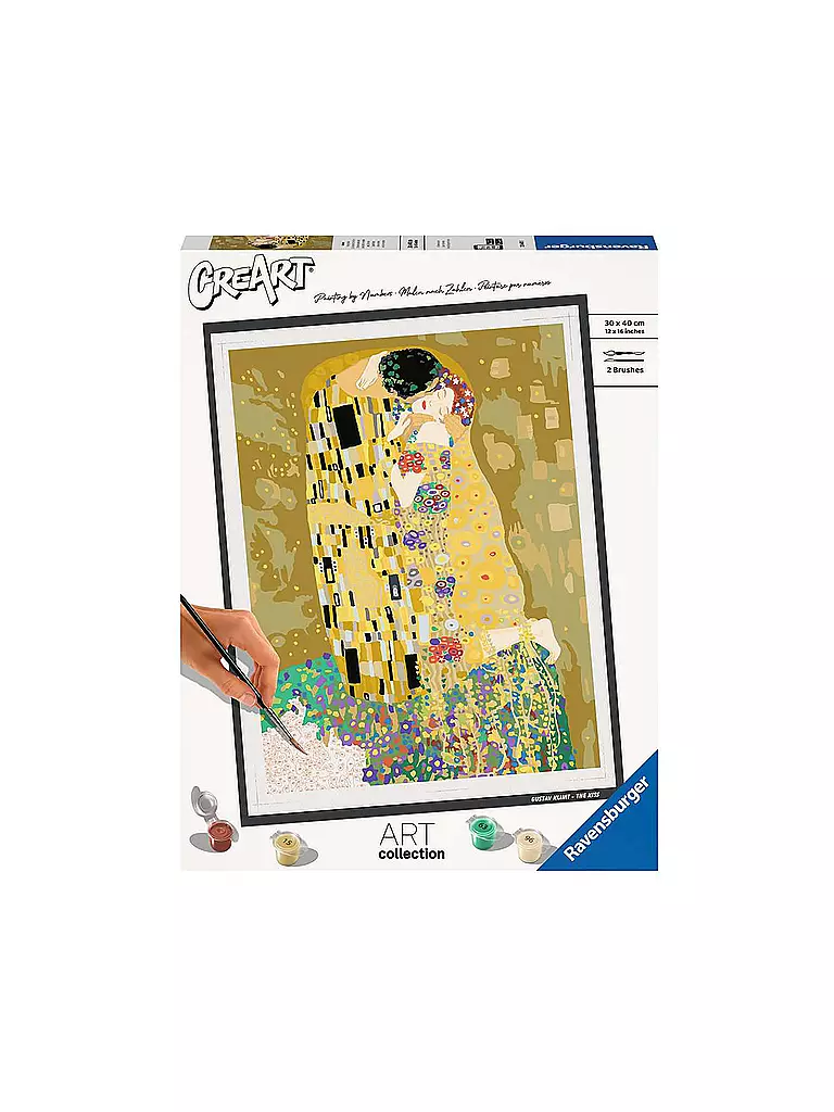 RAVENSBURGER Malen nach Zahlen - ART Collection: The Kiss (Klimt)