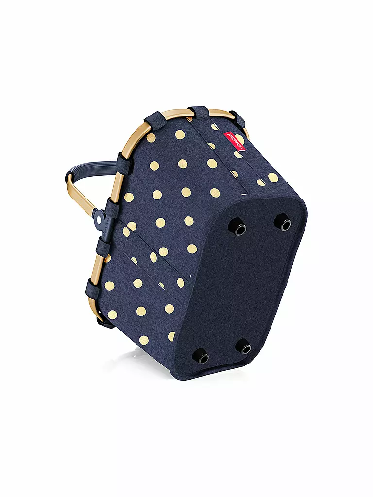 REISENTHEL | Carrybag XS Metall Dots Blue | beige