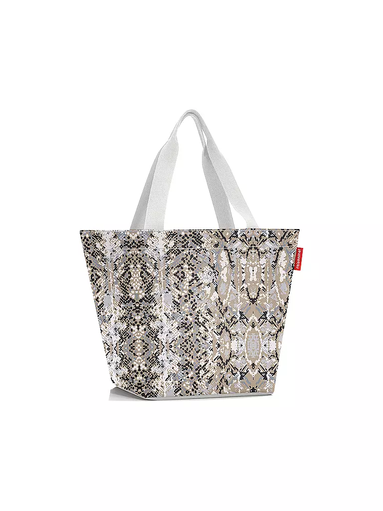 REISENTHEL | Tasche - Shopper Medium Snake Sand  | hellgrau