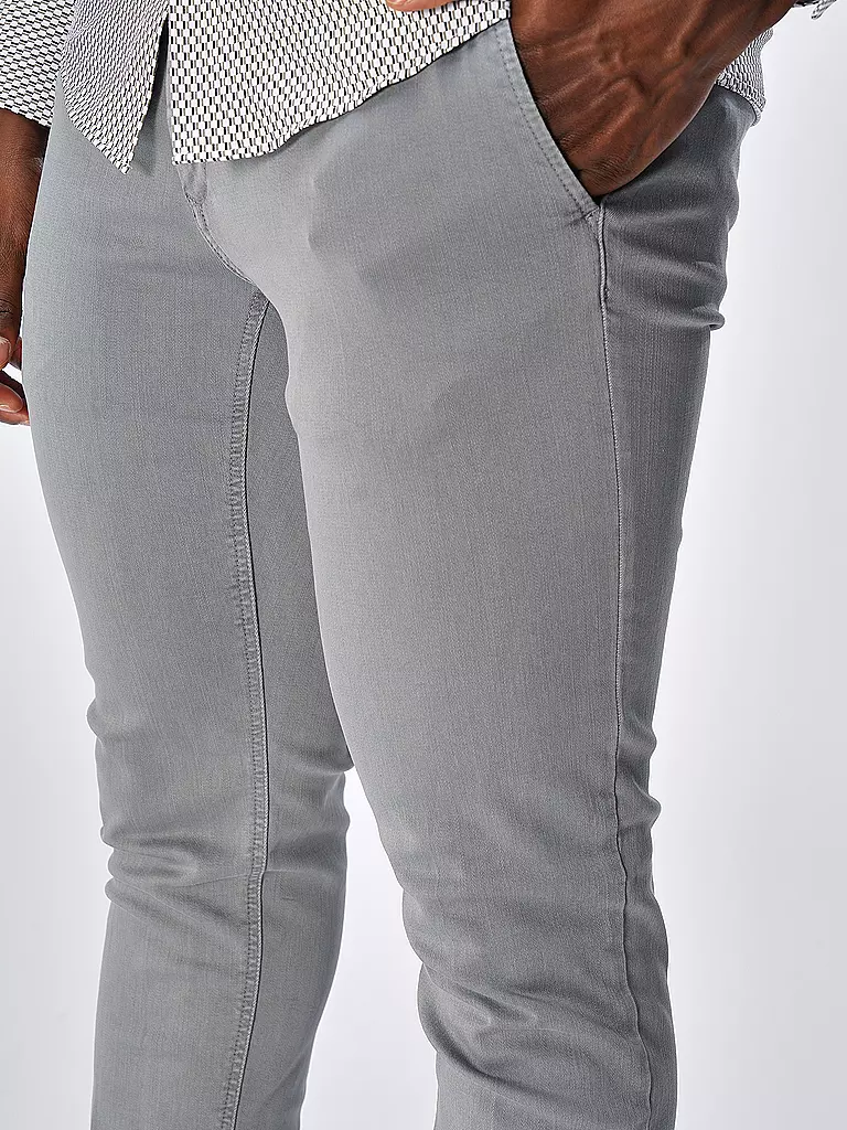 REPLAY | Chino Regular Fit HYPERFLEX BENNI | grau