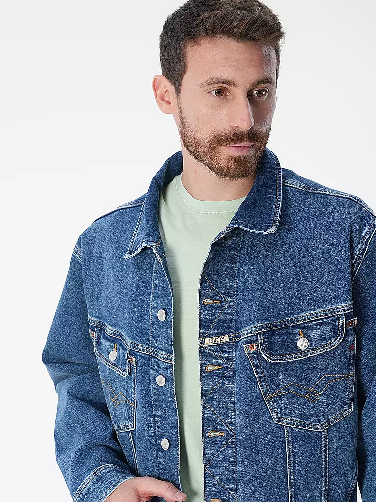 REPLAY | Jeansjacke | blau