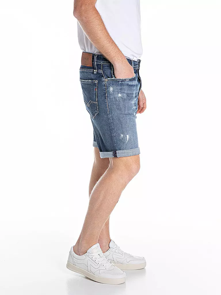 REPLAY | Jeansshorts  | blau