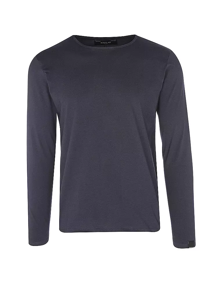 REPLAY | Langarmshirt  | blau