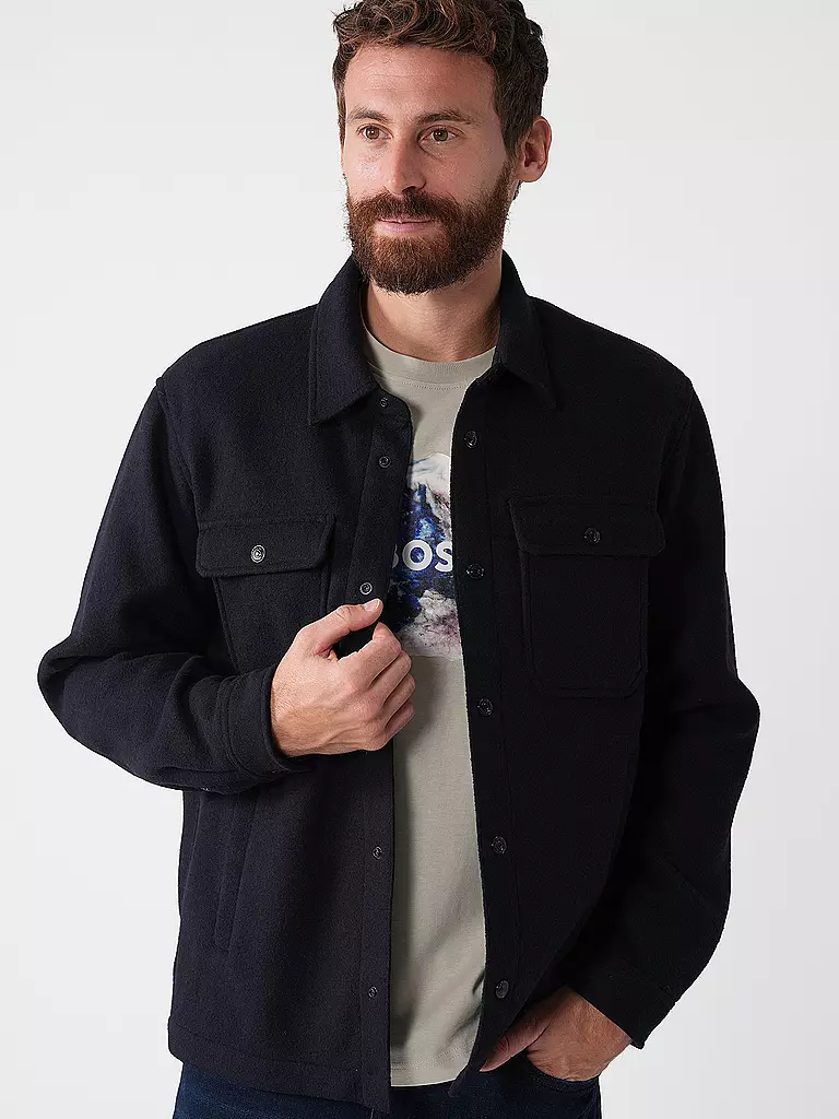 REPLAY | Overshirt | blau