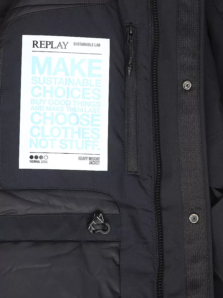 REPLAY | Parka  | blau