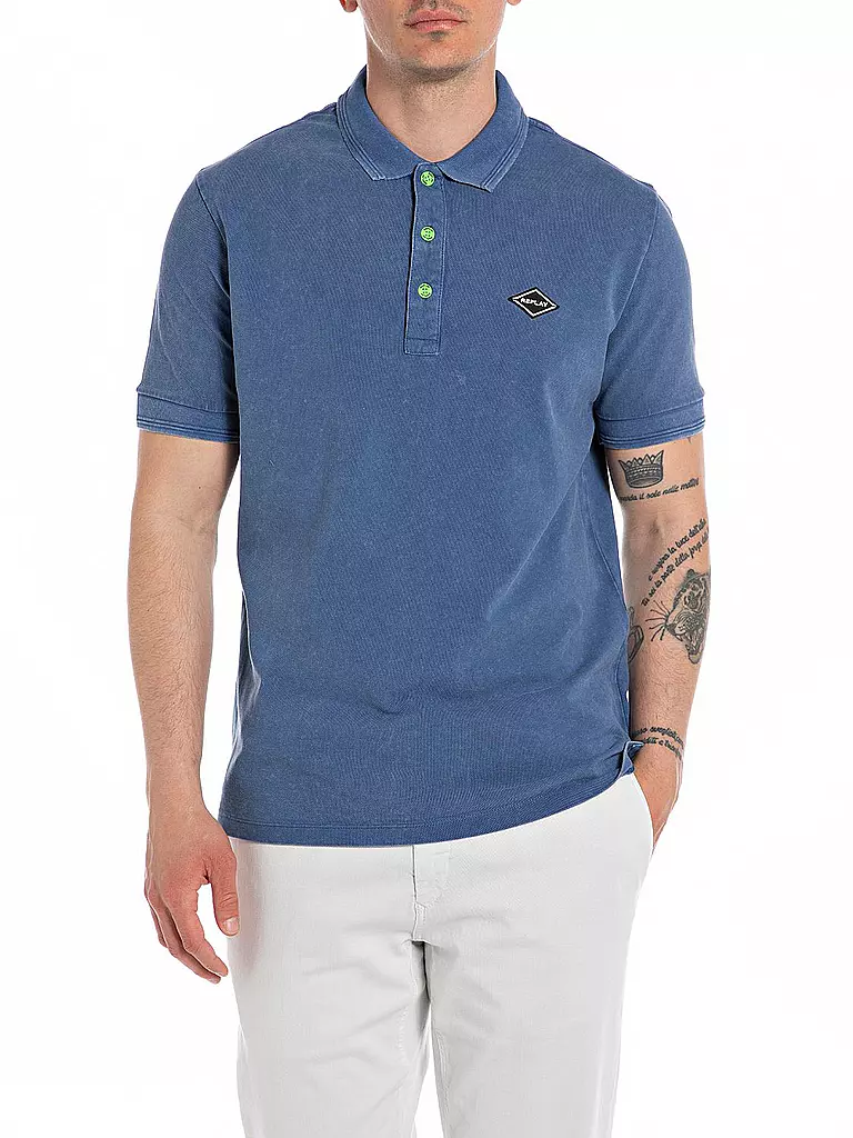 REPLAY | Poloshirt  | blau