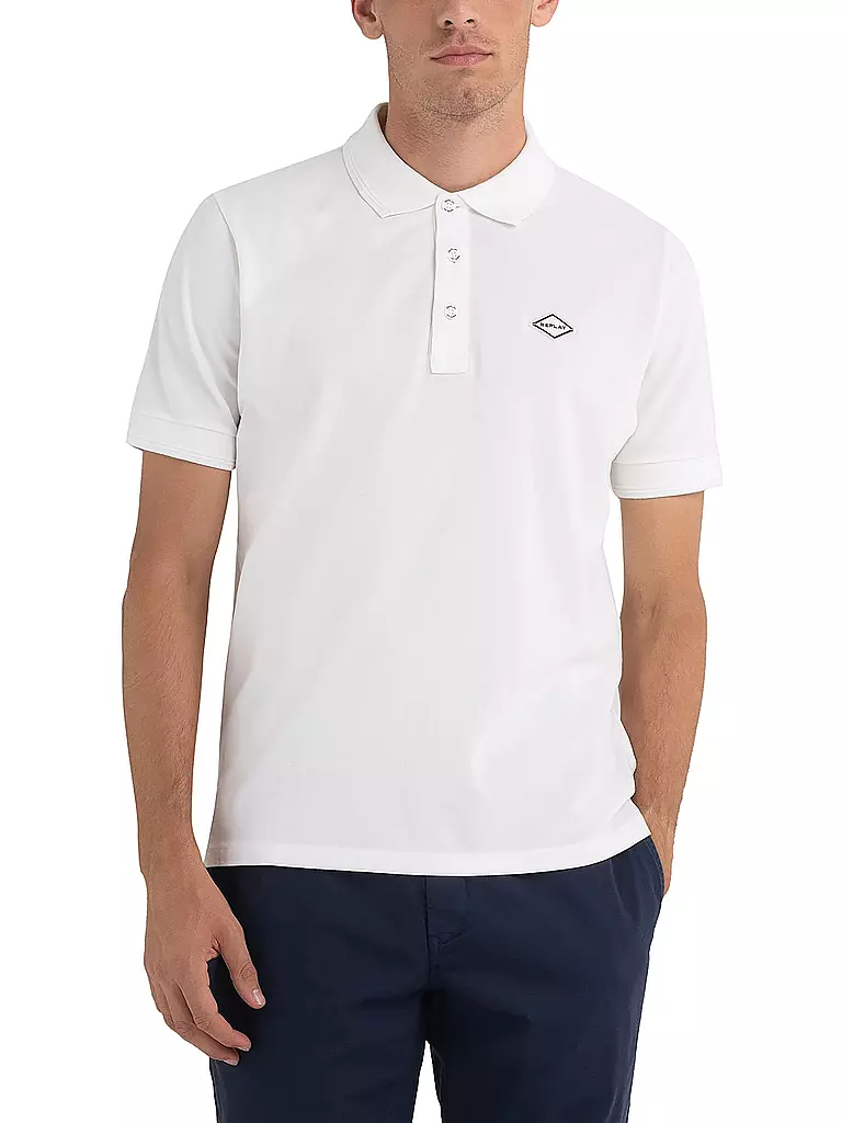 REPLAY | Poloshirt  | weiss