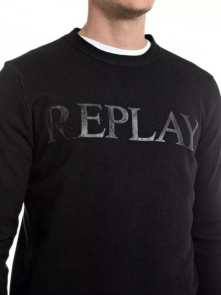 REPLAY | Sweater | schwarz