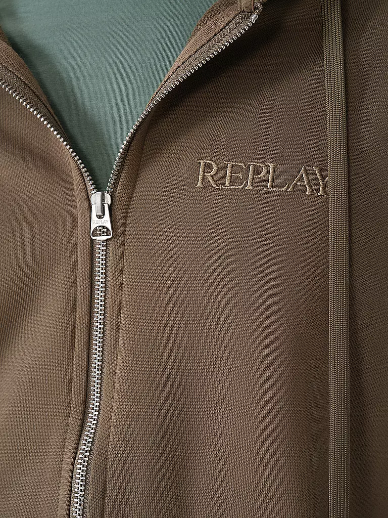 REPLAY | Sweatjacke  | olive