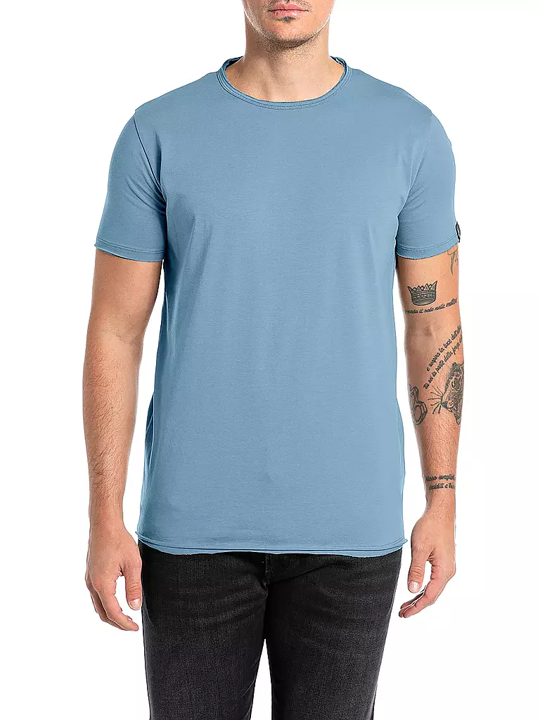 REPLAY | T-Shirt  | hellblau