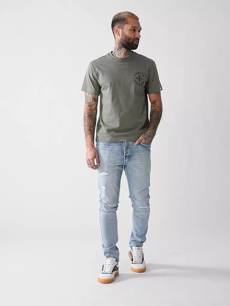 REPLAY | T-Shirt  | olive