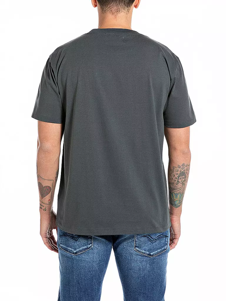 REPLAY | T-Shirt  | grau