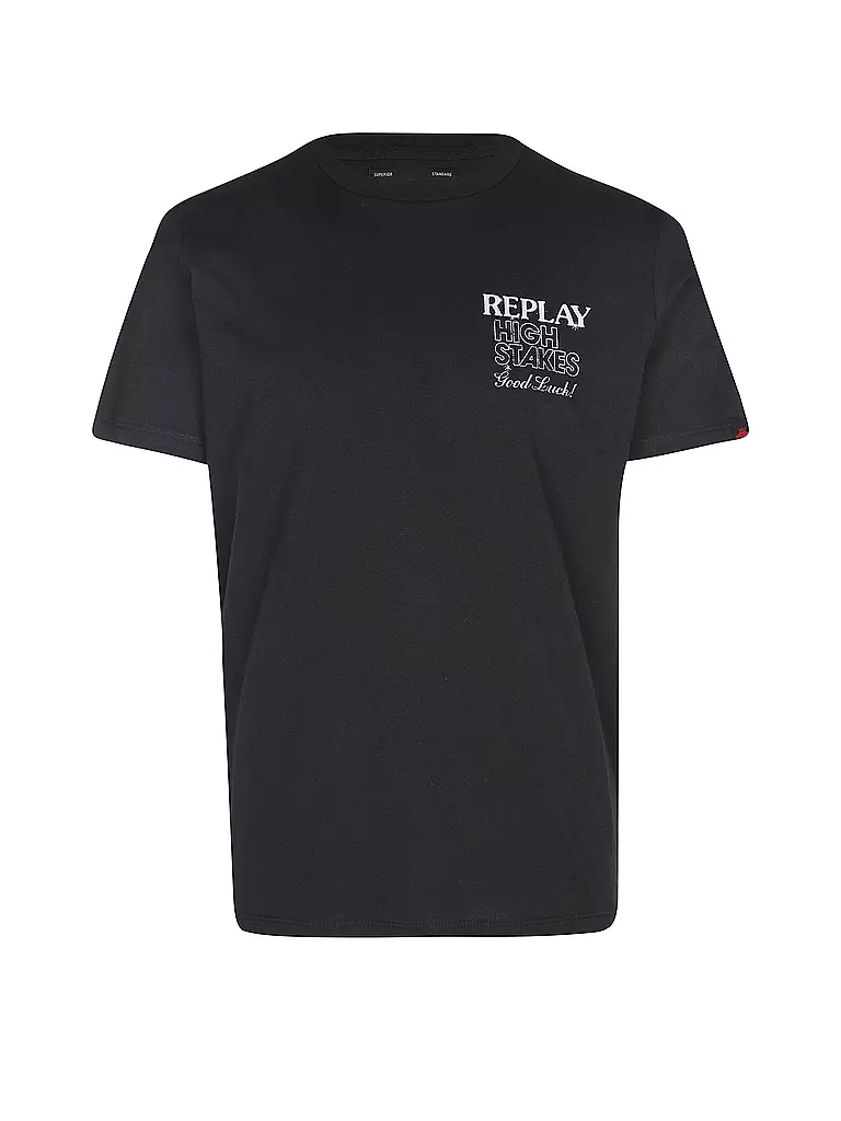 REPLAY | T-Shirt | schwarz