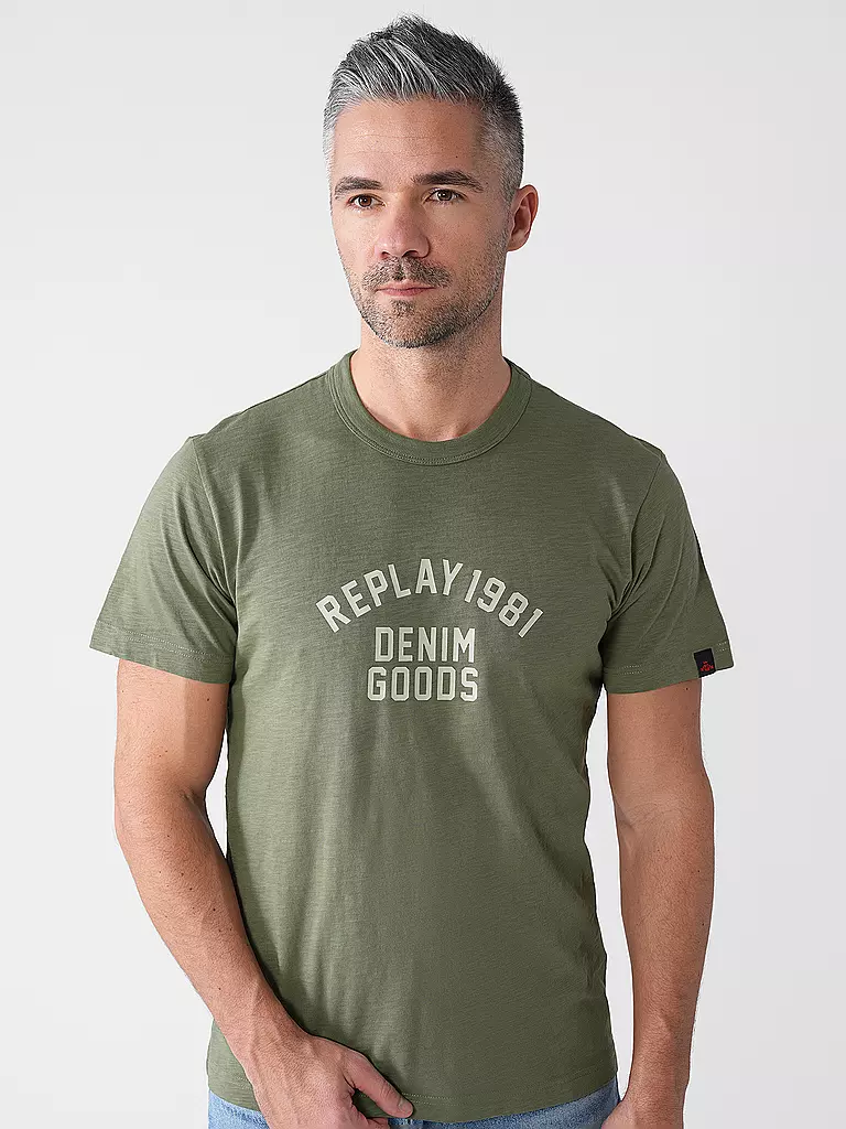 REPLAY | T-Shirt | olive