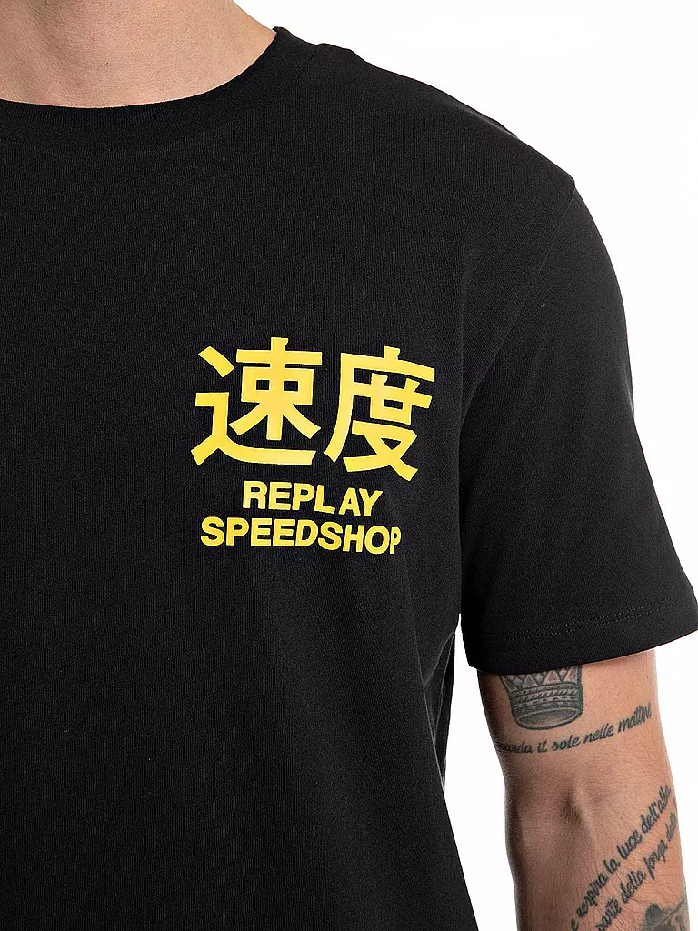 REPLAY | T-Shirt | schwarz