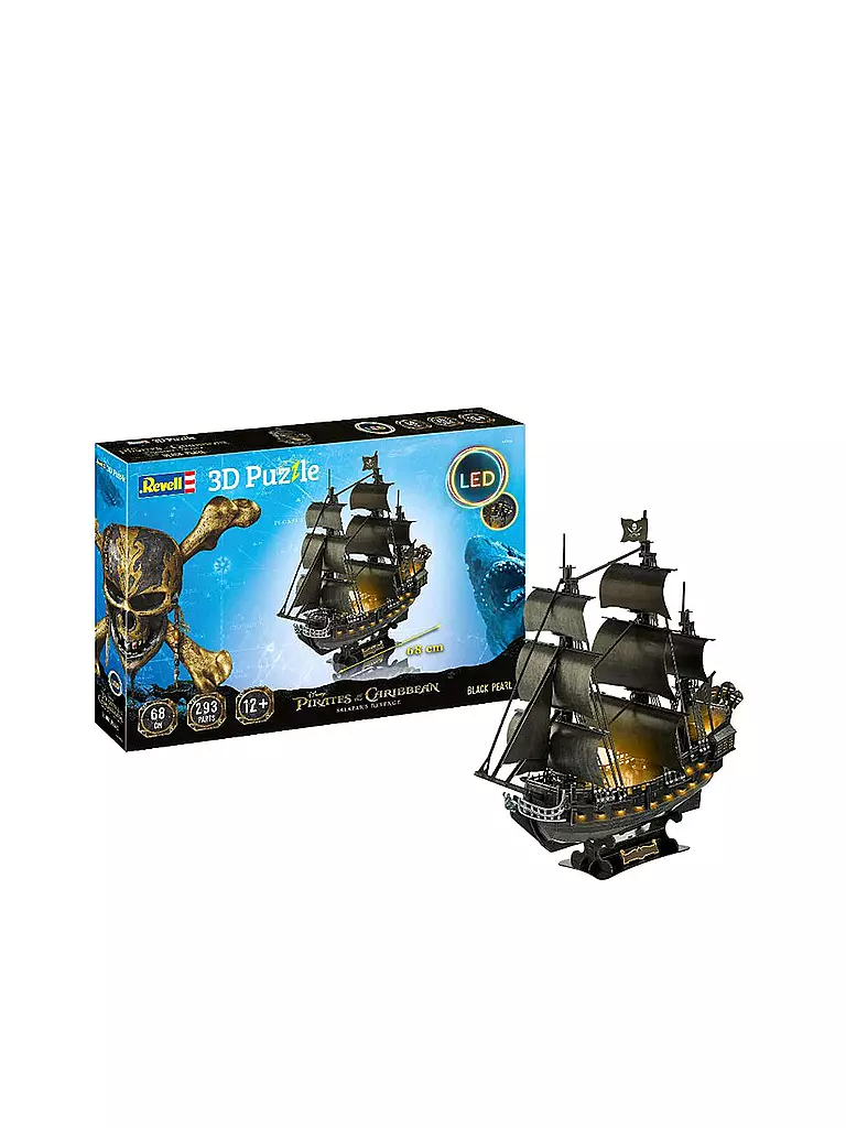 REVELL | 3D Puzzle - Black Pearl LED Edition | keine Farbe