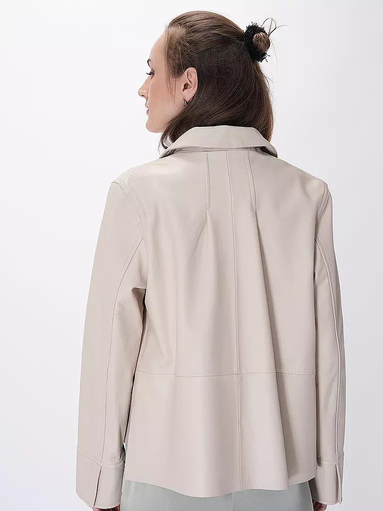 RIANI | Lederjacke | creme