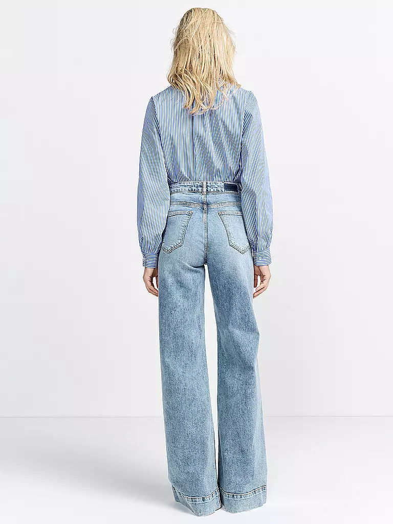 RICH & ROYAL | Jeans Wide Leg | blau