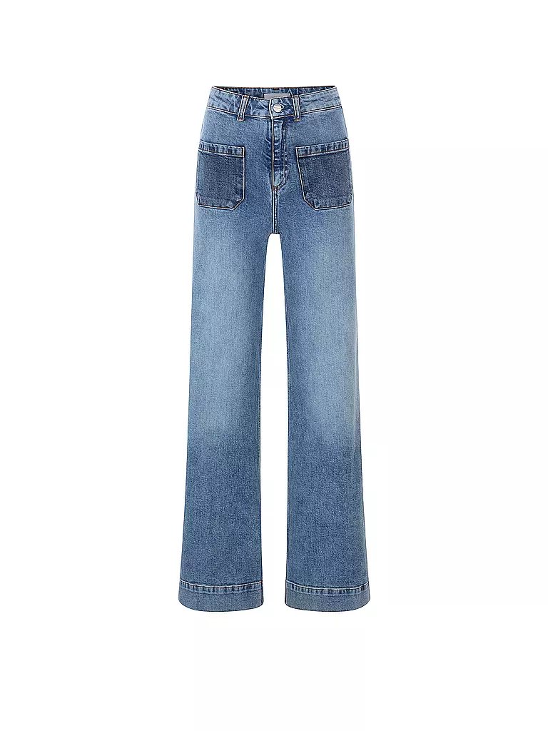 RICH & ROYAL | Jeans Wide Leg  | blau