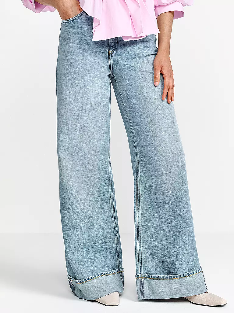 RICH & ROYAL | Jeans Wide Leg  | blau