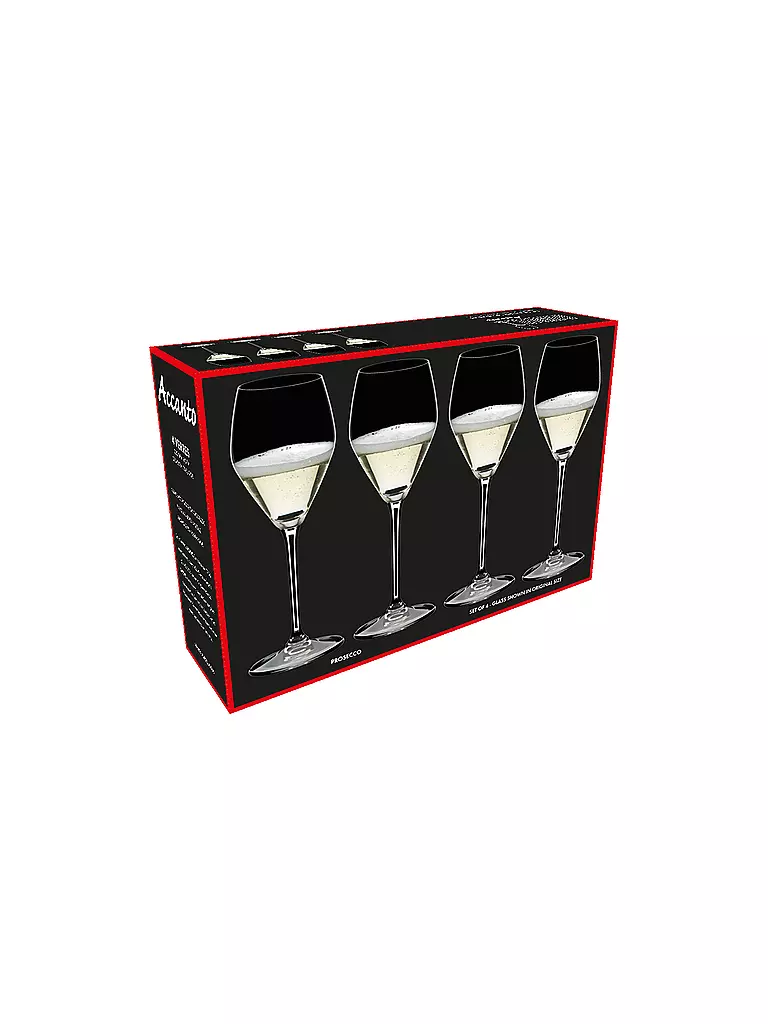 RIEDEL | Prosecco Gläser Set 4er Accanto | transparent