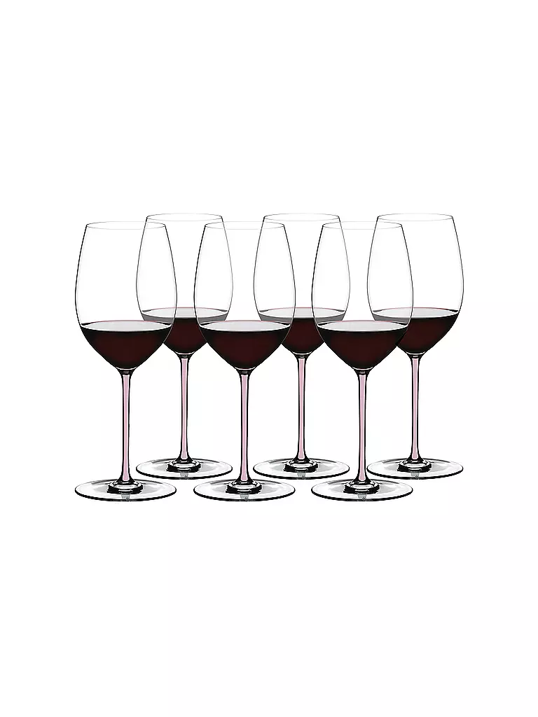 RIEDEL | Rotweinglas 6er Set Cabernet/Merlot FATTO A MANO | bunt