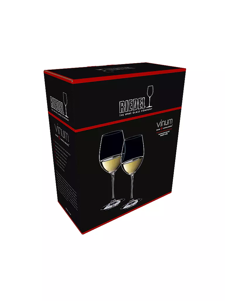 RIEDEL | Weissweinglas 2er Set VINUM Sauvignon Blanc / Dessertwein 350ml | transparent