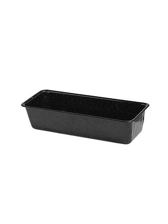 RIESS | Emaille Brotbackform Profi 35x14cm schwarz