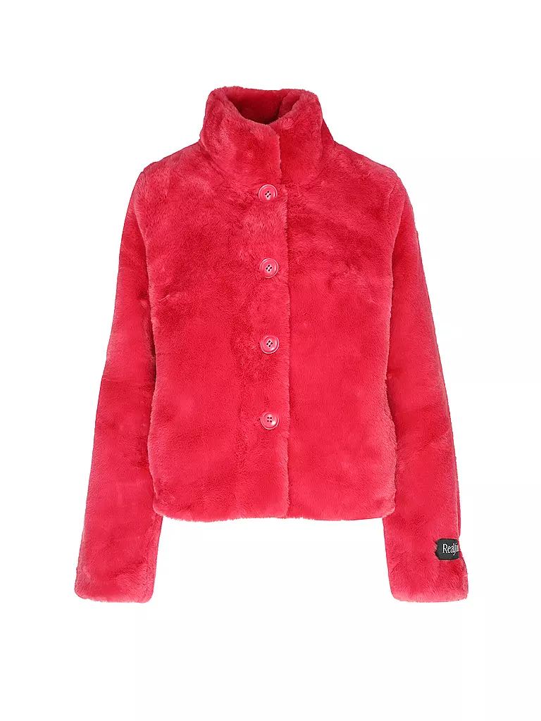 RINO&PELLE | Jacke in Felloptik VIE | rot