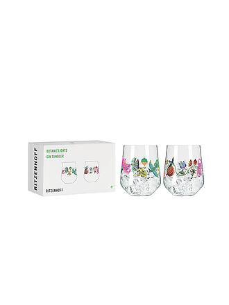 RITZENHOFF | Gin Tumbler 2-er Set BOTANIC LIGHTS #9 #10 Olaf Hajek 2024