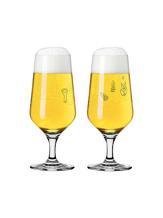 RITZENHOFF | Bierglas 2-er Set BRAUCHZEIT PILS #11 und #12 Sonja Eikler 2024