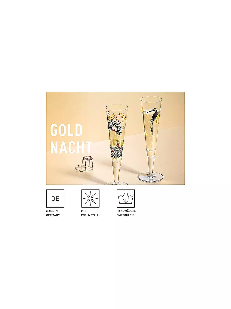 RITZENHOFF | Champagnerglas Goldnacht 2022 #20 | gold