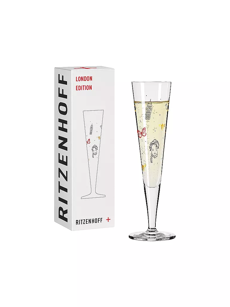 RITZENHOFF | Champagnerglas LONDON EDITON CHAMPUS Vasconcelos | bunt