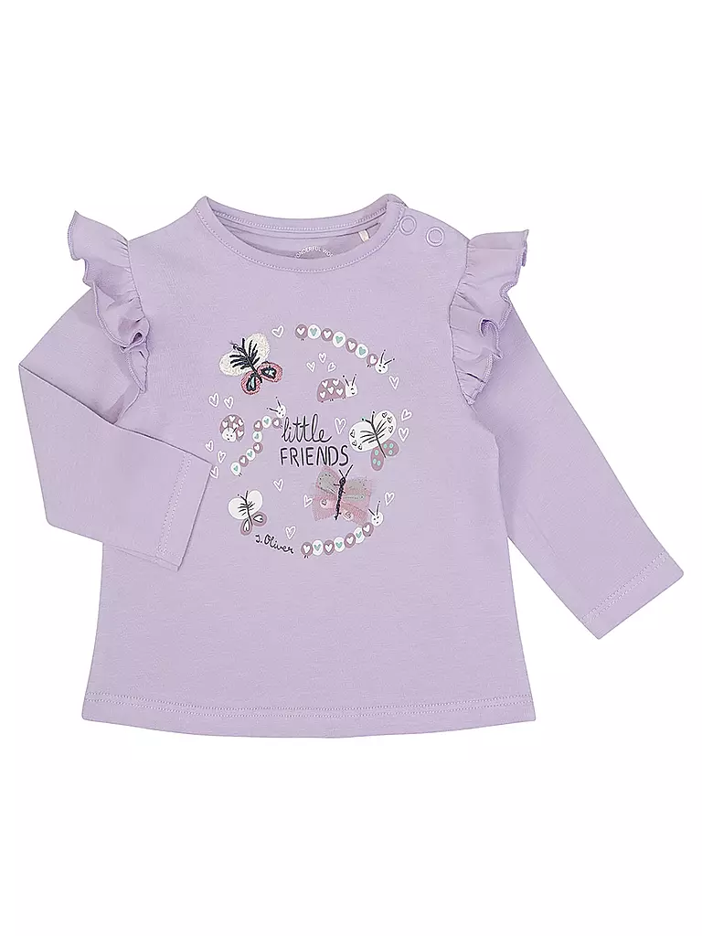 S.OLIVER | Baby Langarmshirt  | lila