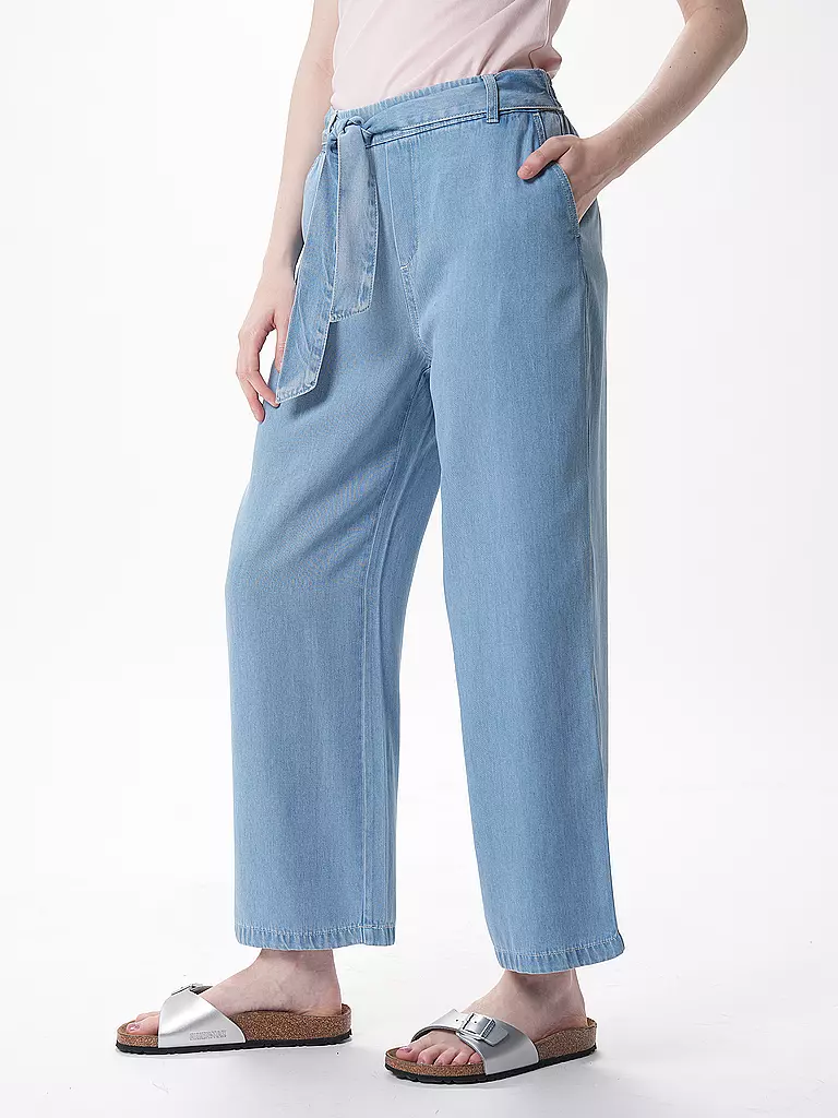 S.OLIVER | Culotte High Rise | blau