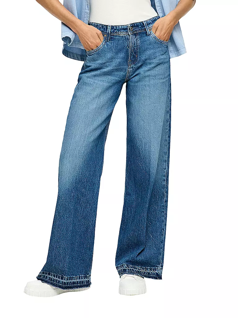 S.OLIVER | Jeans Wide Leg | blau