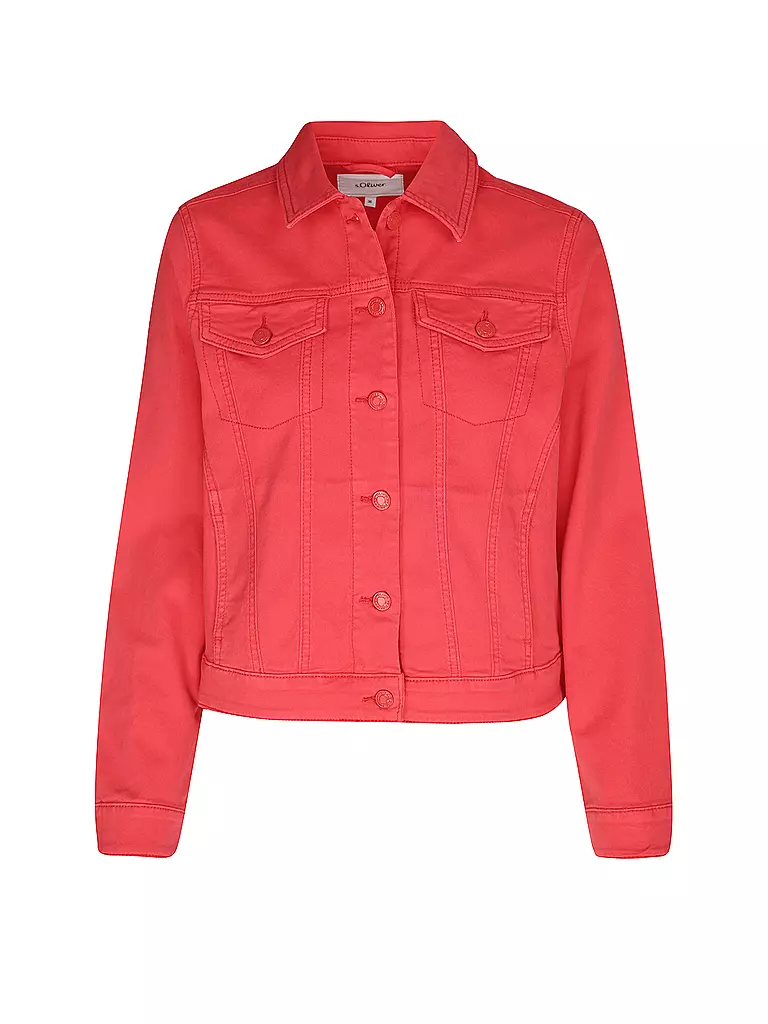 S.OLIVER | Jeansjacke  | rot