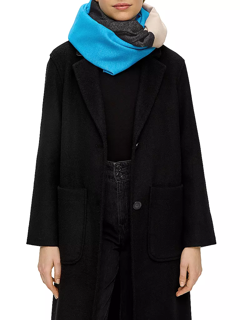 S.OLIVER | Loopschal SNOOD | blau